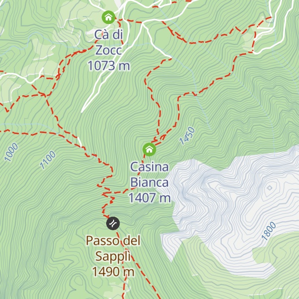 Map of Casina Bianca