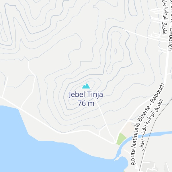 Map of Jebel Tinja