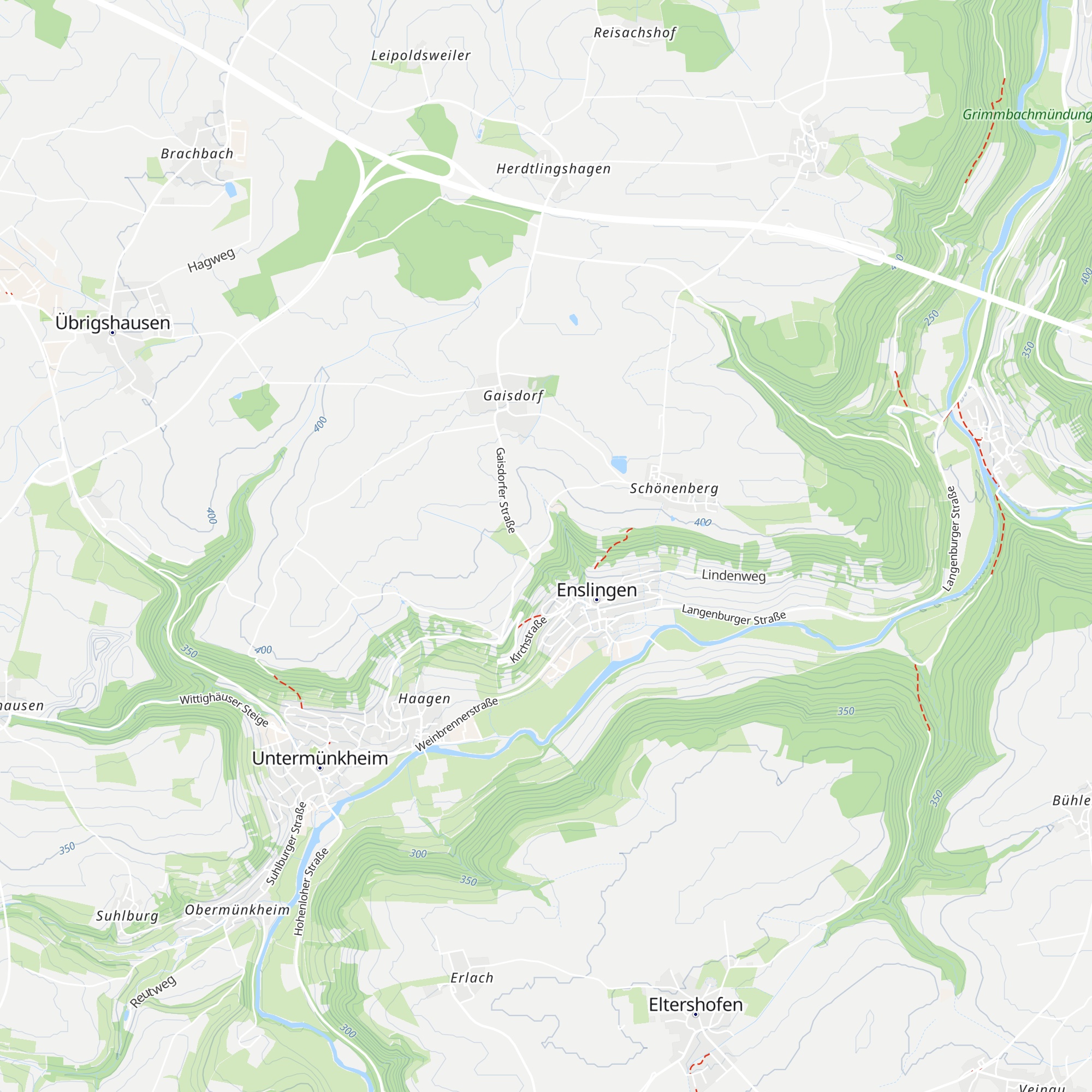 Ochsenrain-Hütte map
