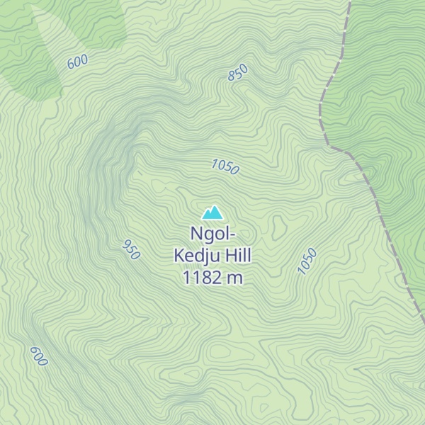 Map of Ngol-Kedju Hill