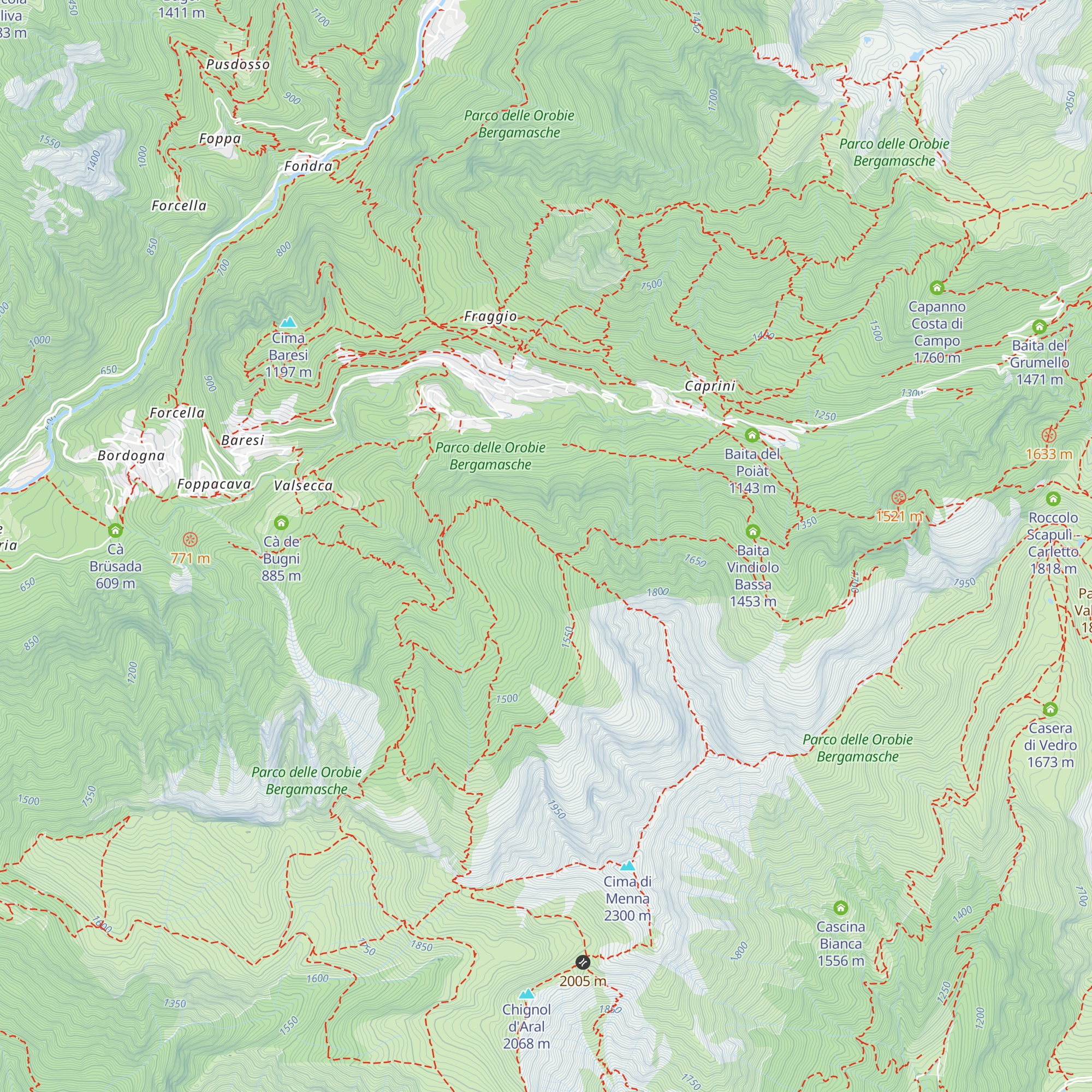Roccolo dello Zoppo map