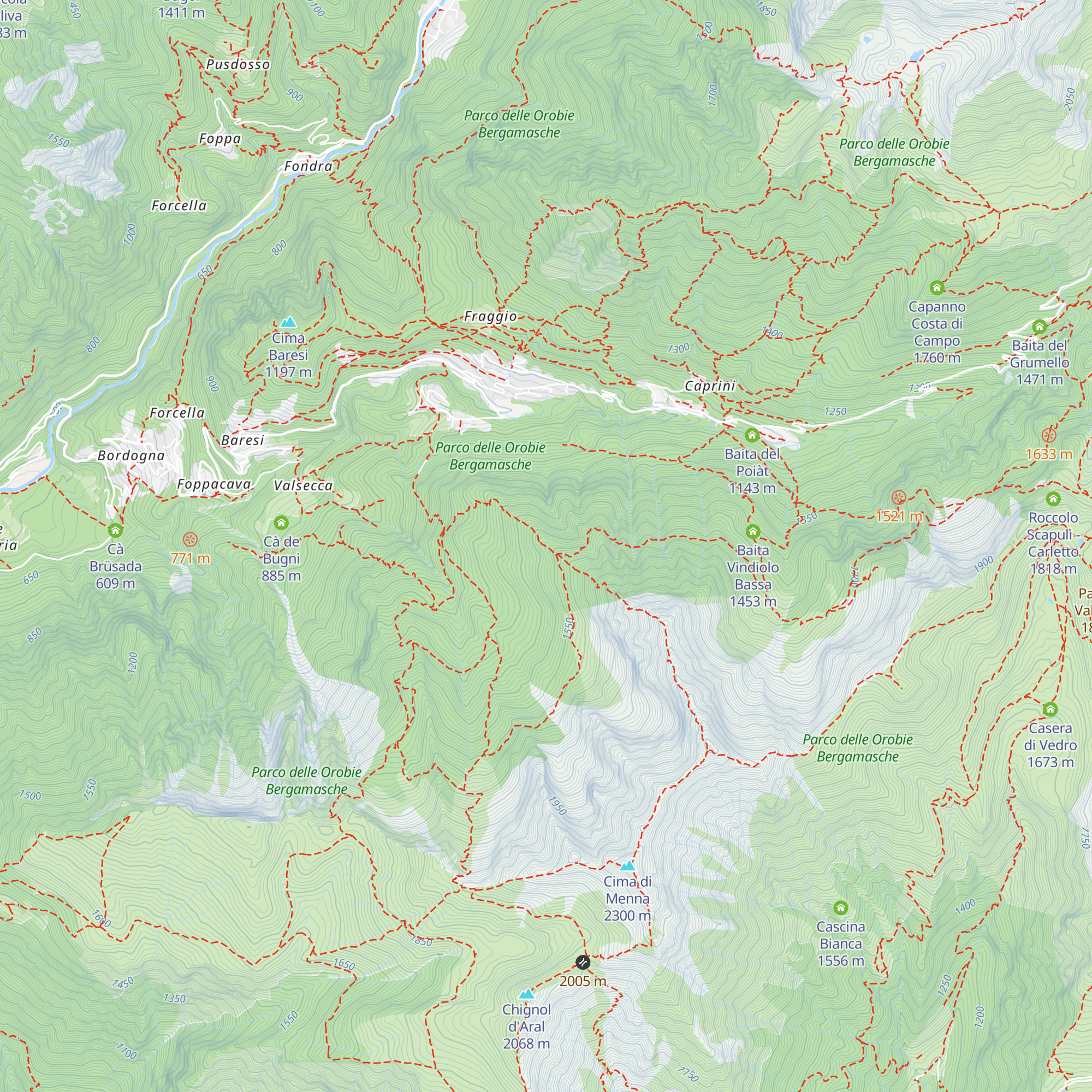 Roccolo dello Zoppo map