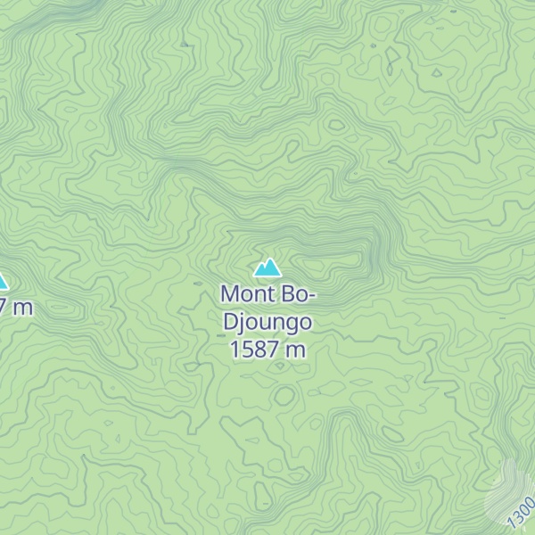 Map of Mont Bo-Djoungo
