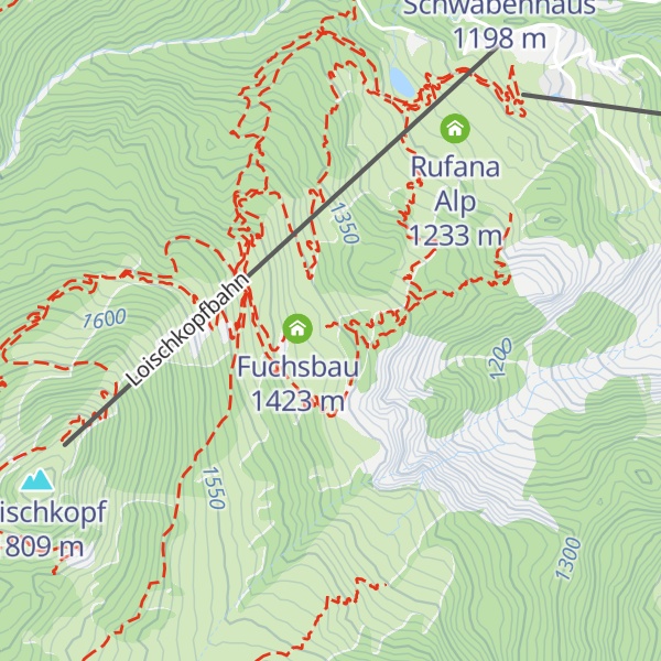 Map of Skiclub Bürs