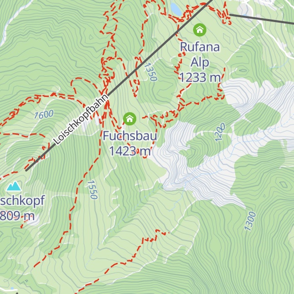Map of Naturfreunde-Hütte Tschengla