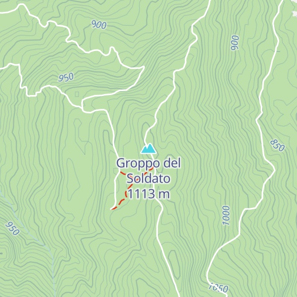 Map of Groppo del Soldato