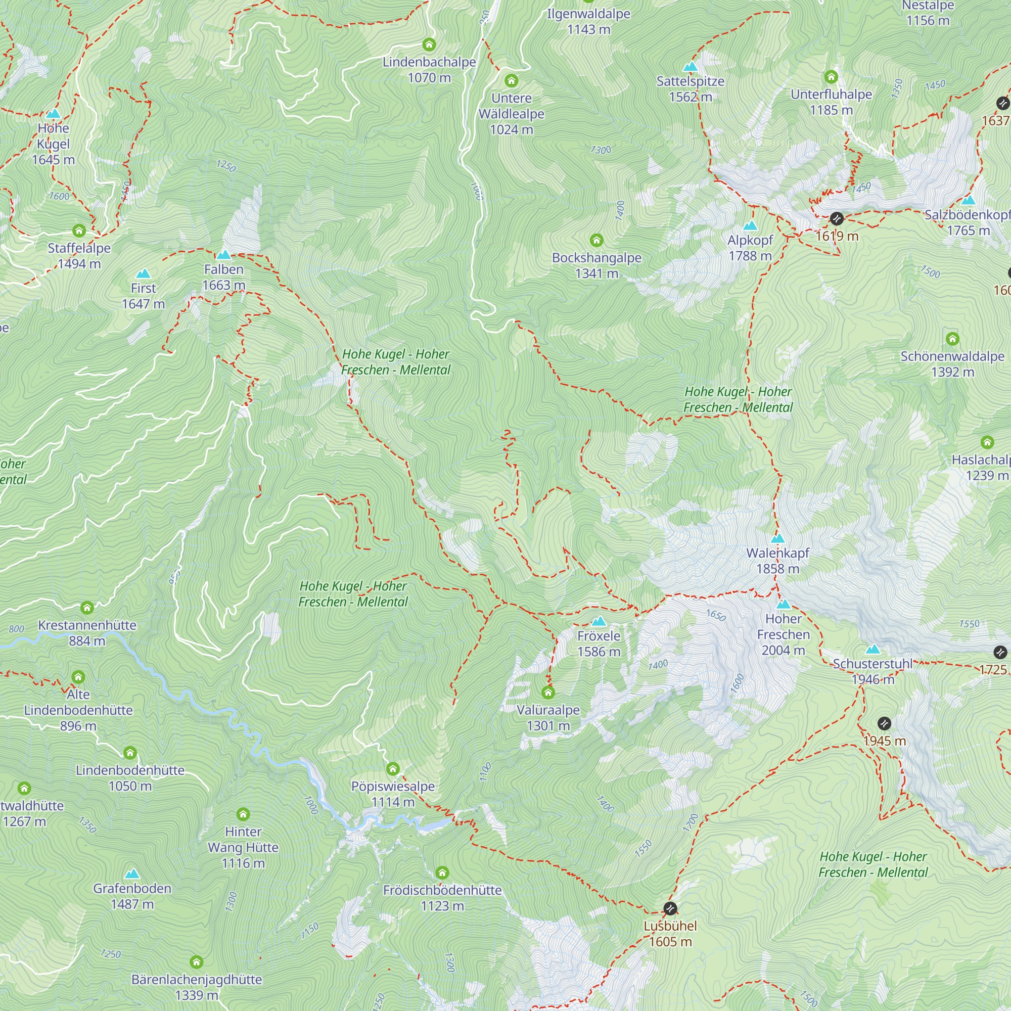 Valorsalpe map