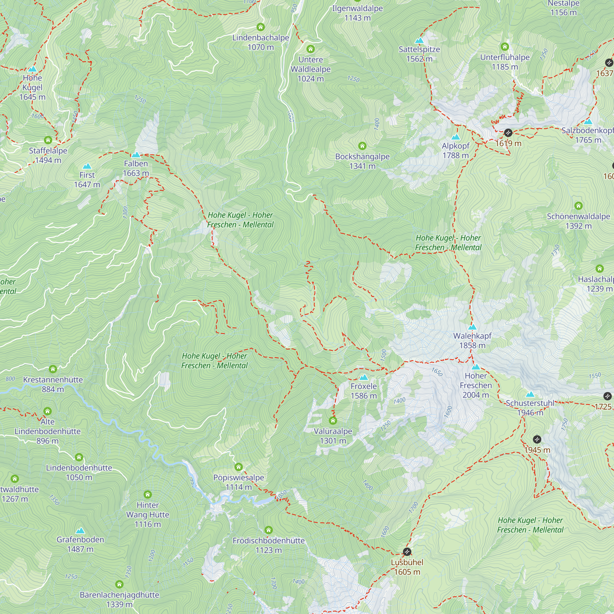 Valorsalpe map