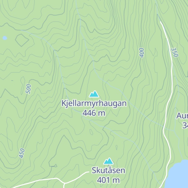 Map of Kjellarmyrhaugan