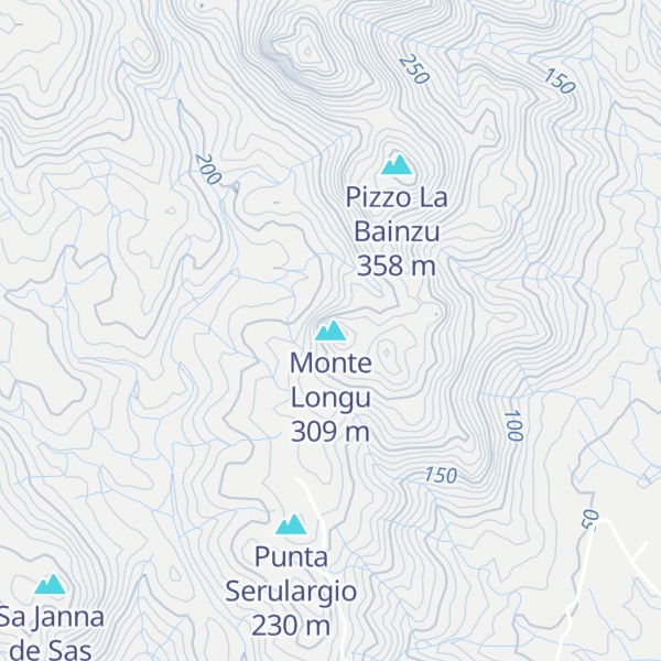 Map of Monte Longu