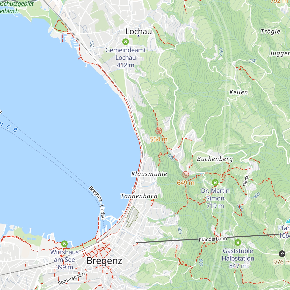 Torturm der ehemaligen Befestigung der Bregenzer Klause map