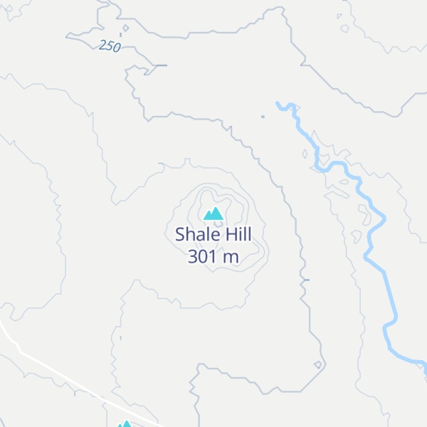 Map of Shale Hill