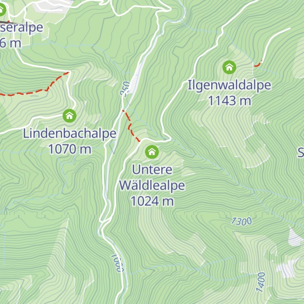 Map of Untere Wäldlealpe