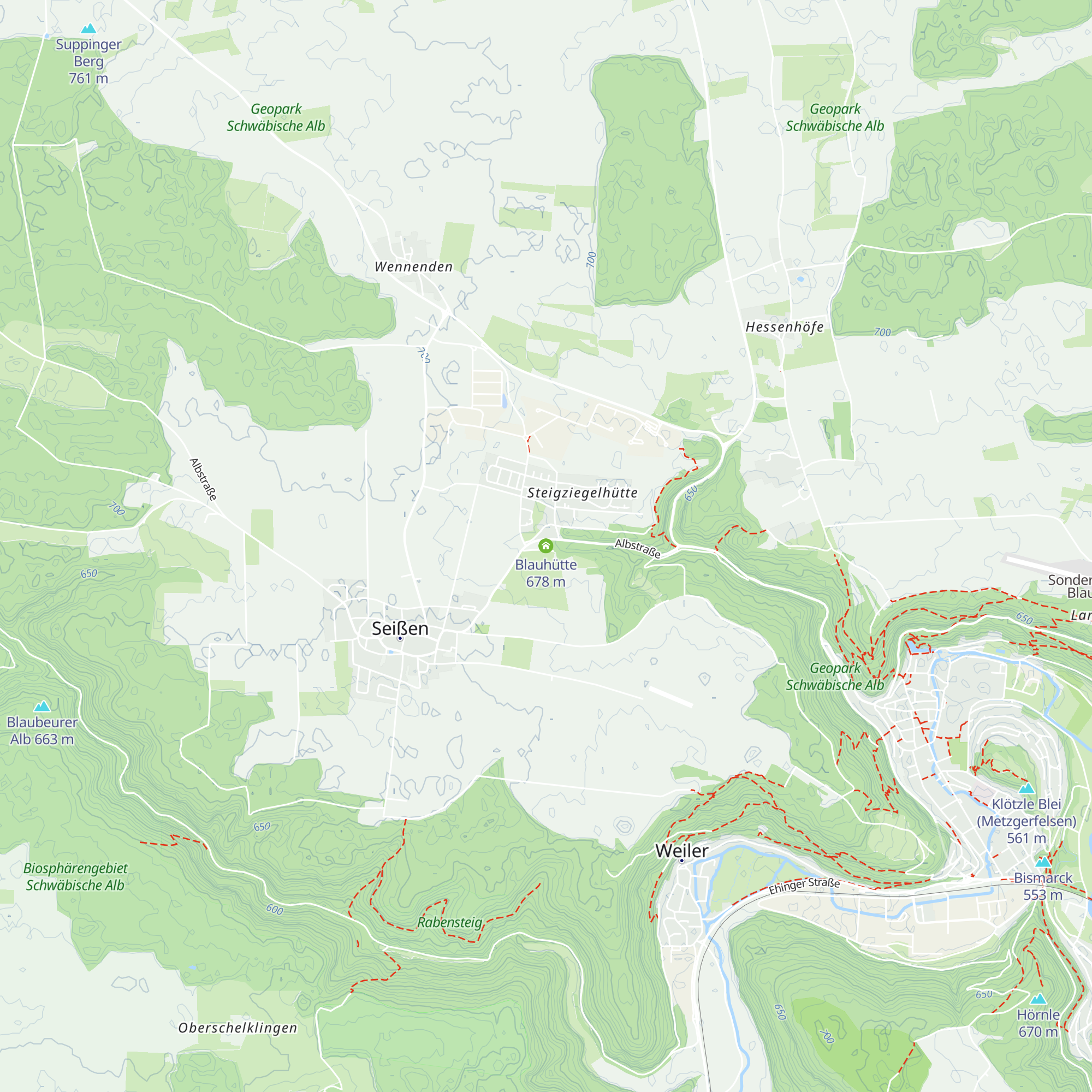 Blauhütte map