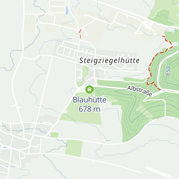 Map of Blauhütte