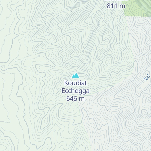 Map of Koudiat Ecchegga