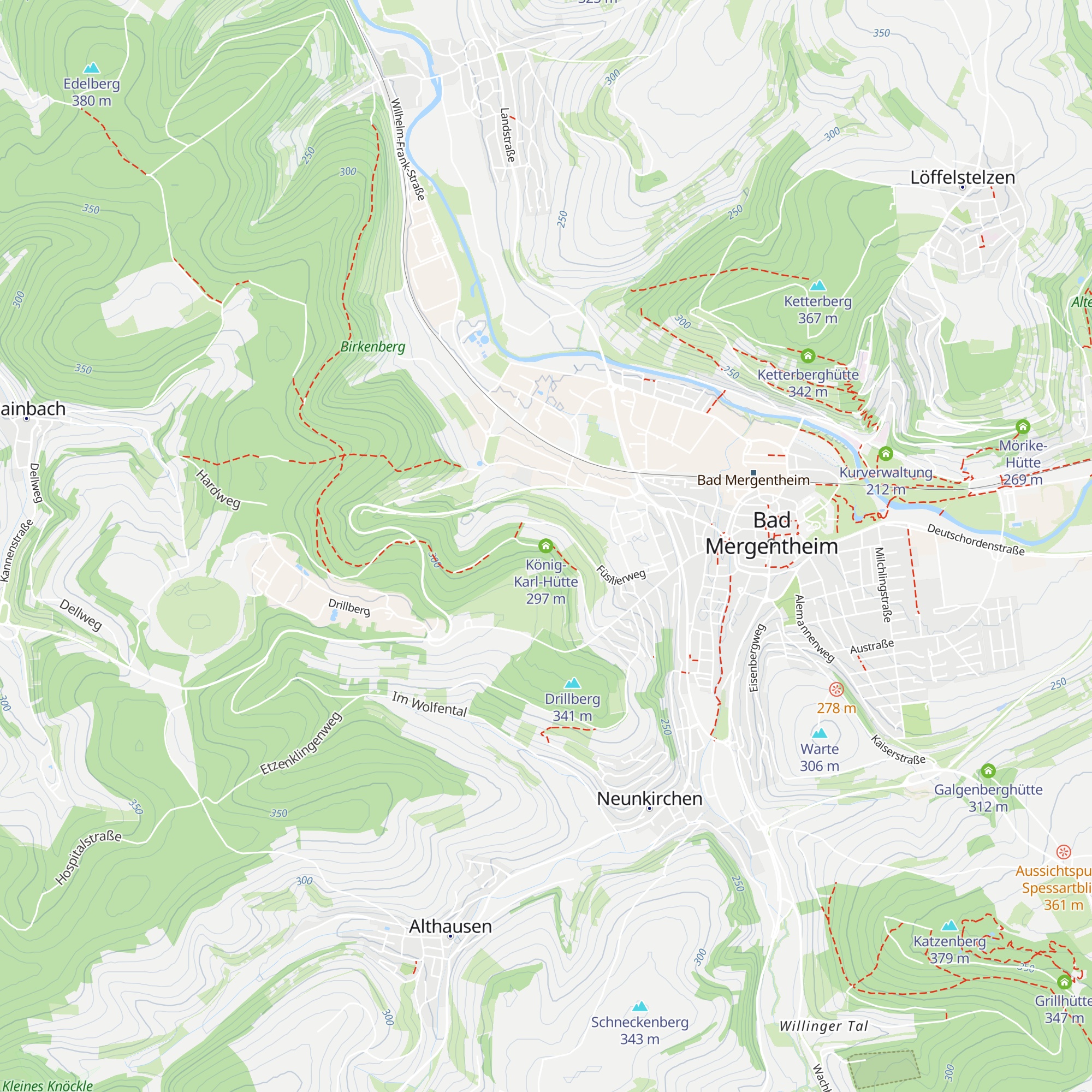 König-Karl-Hütte map