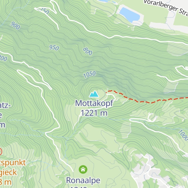 Map of Mottakopf