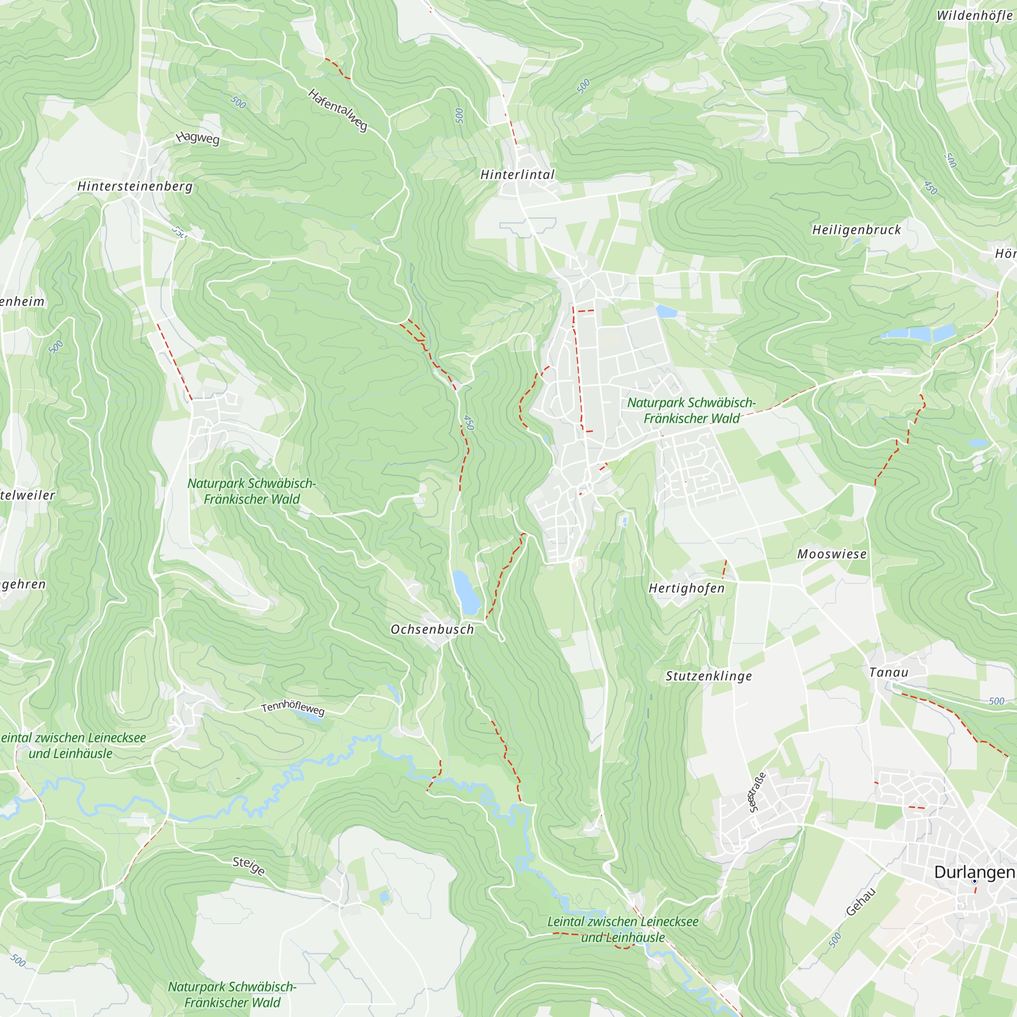 Berghaus map