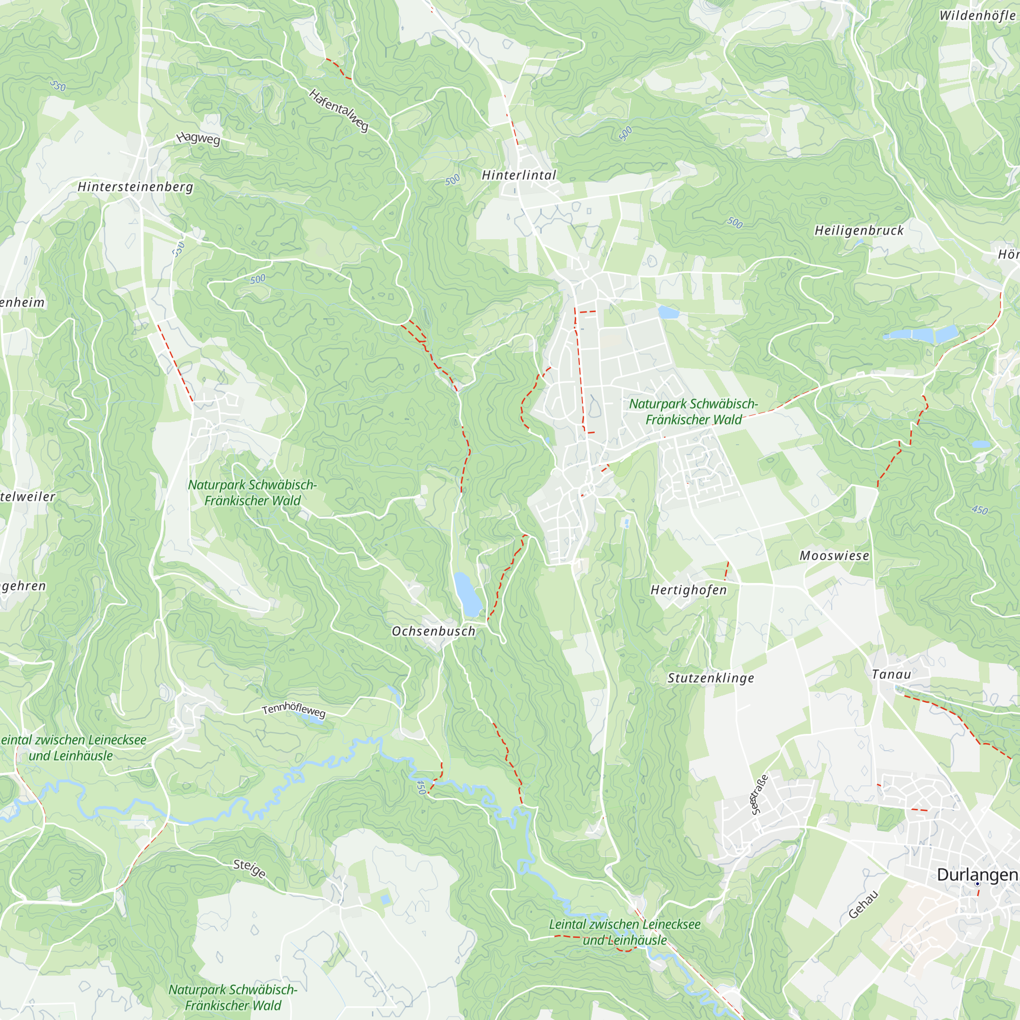 Berghaus map