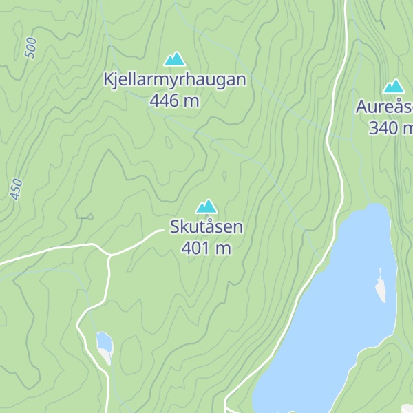 Map of Skutåsen