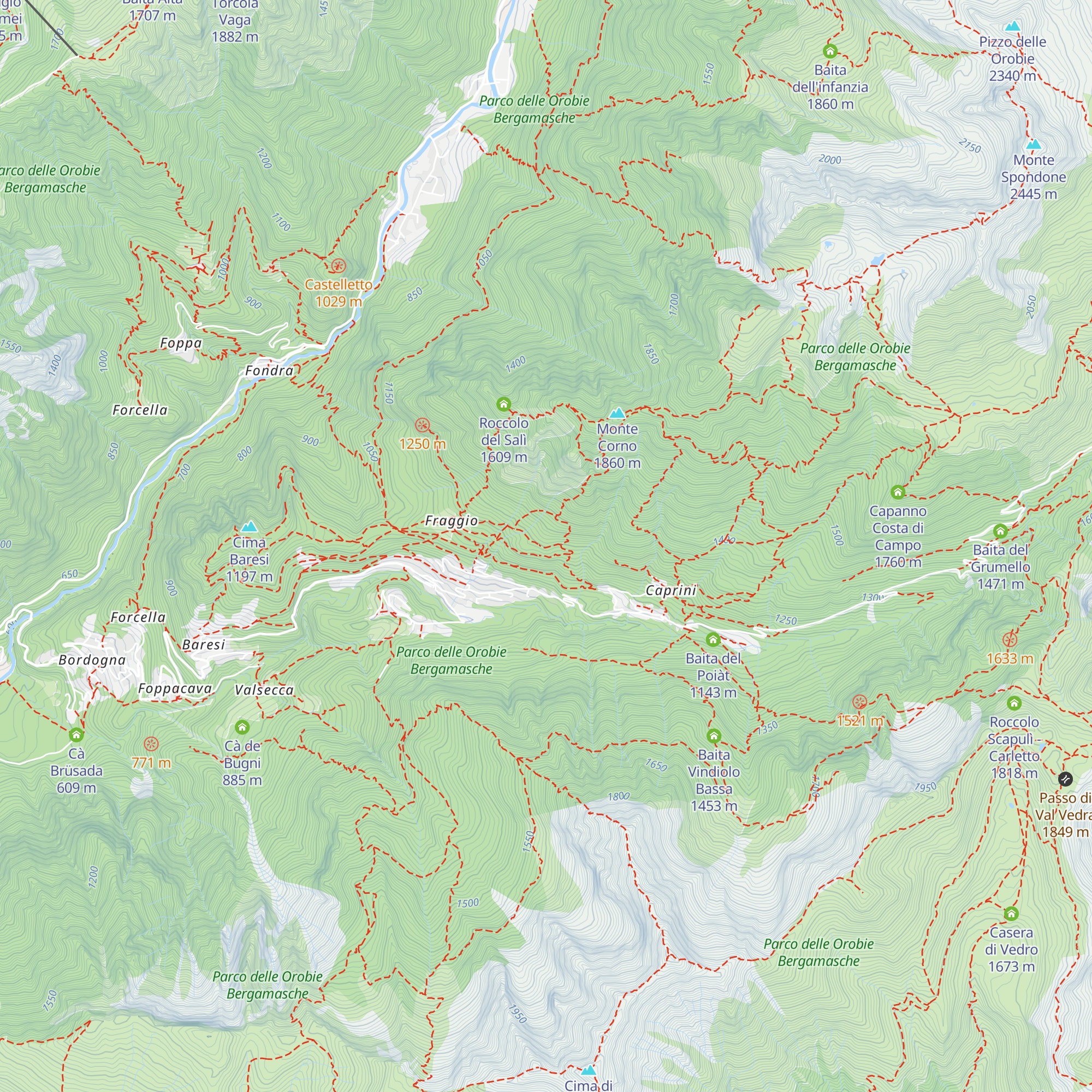 Cornello map