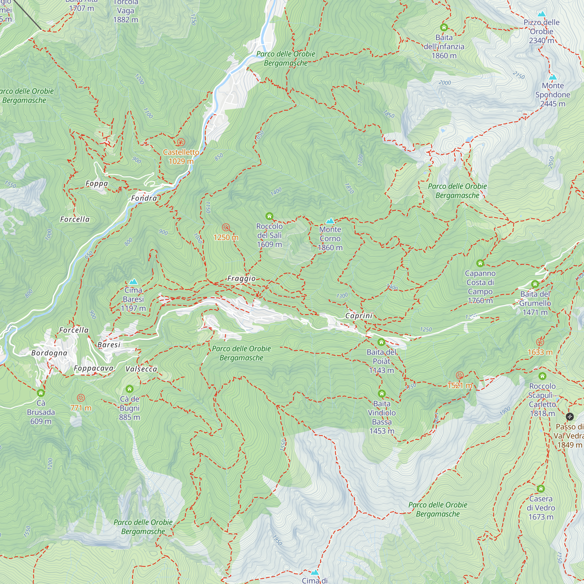Cornello map