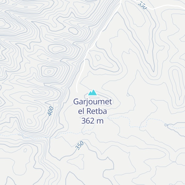 Map of Garjoumet el Retba