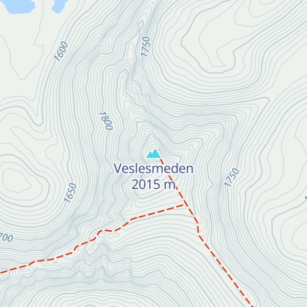 Map of Veslesmeden