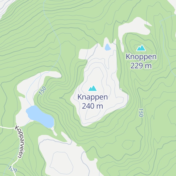 Map of Bjønnakammen