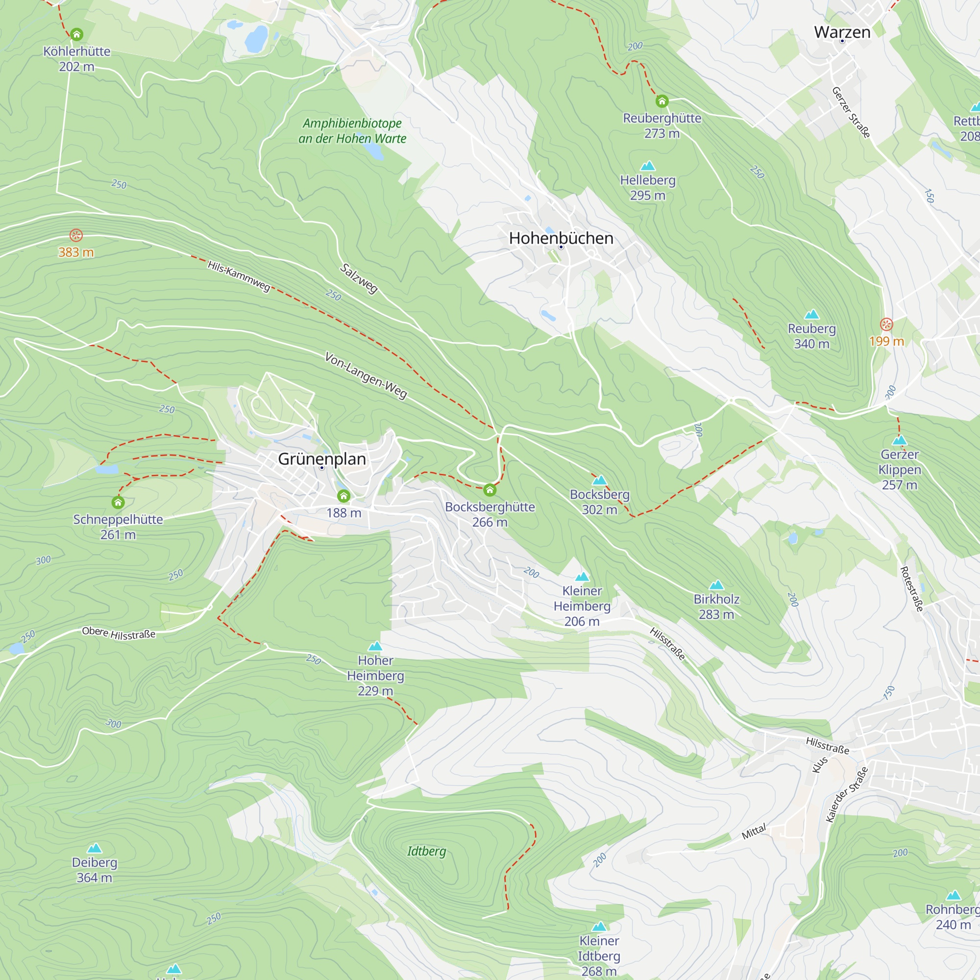 Bocksberghütte map