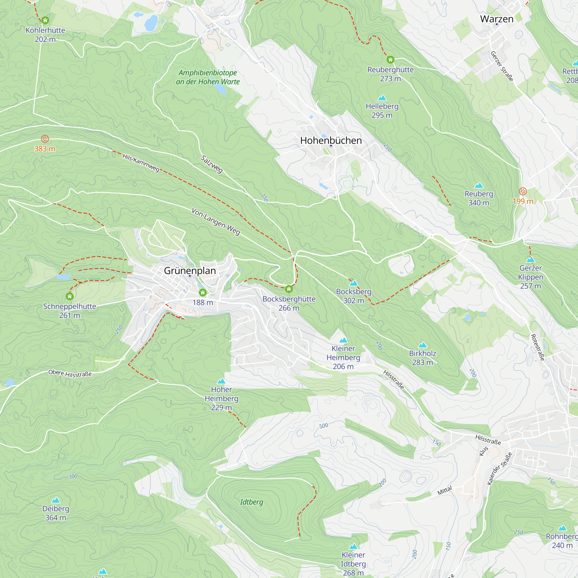 Bocksberghütte map