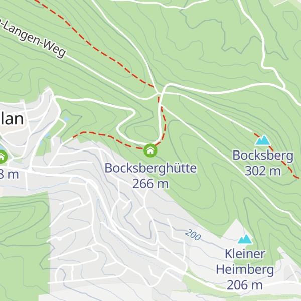 Map of Bocksberghütte