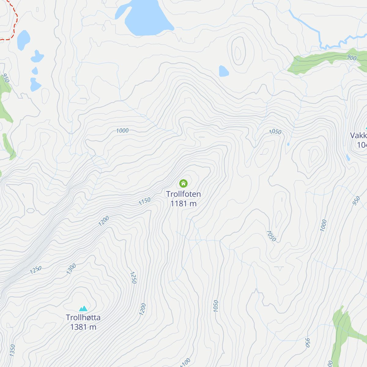 Trollfoten map