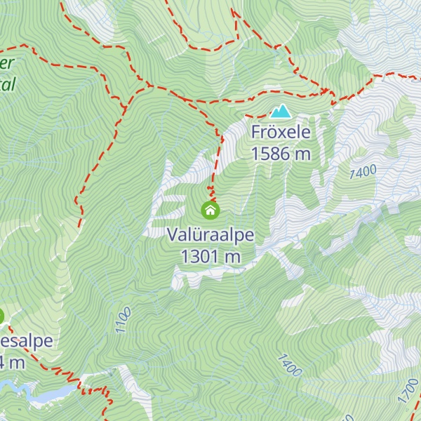 Map of Valüraalpe