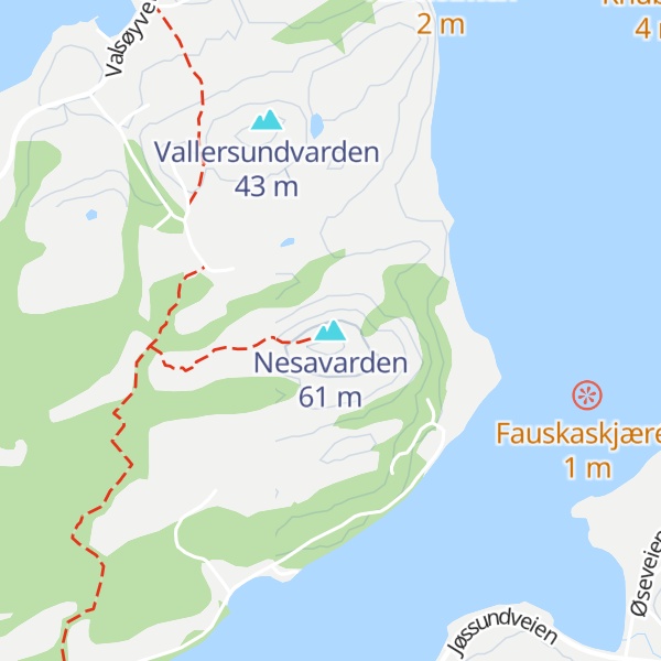 Map of Nesavarden