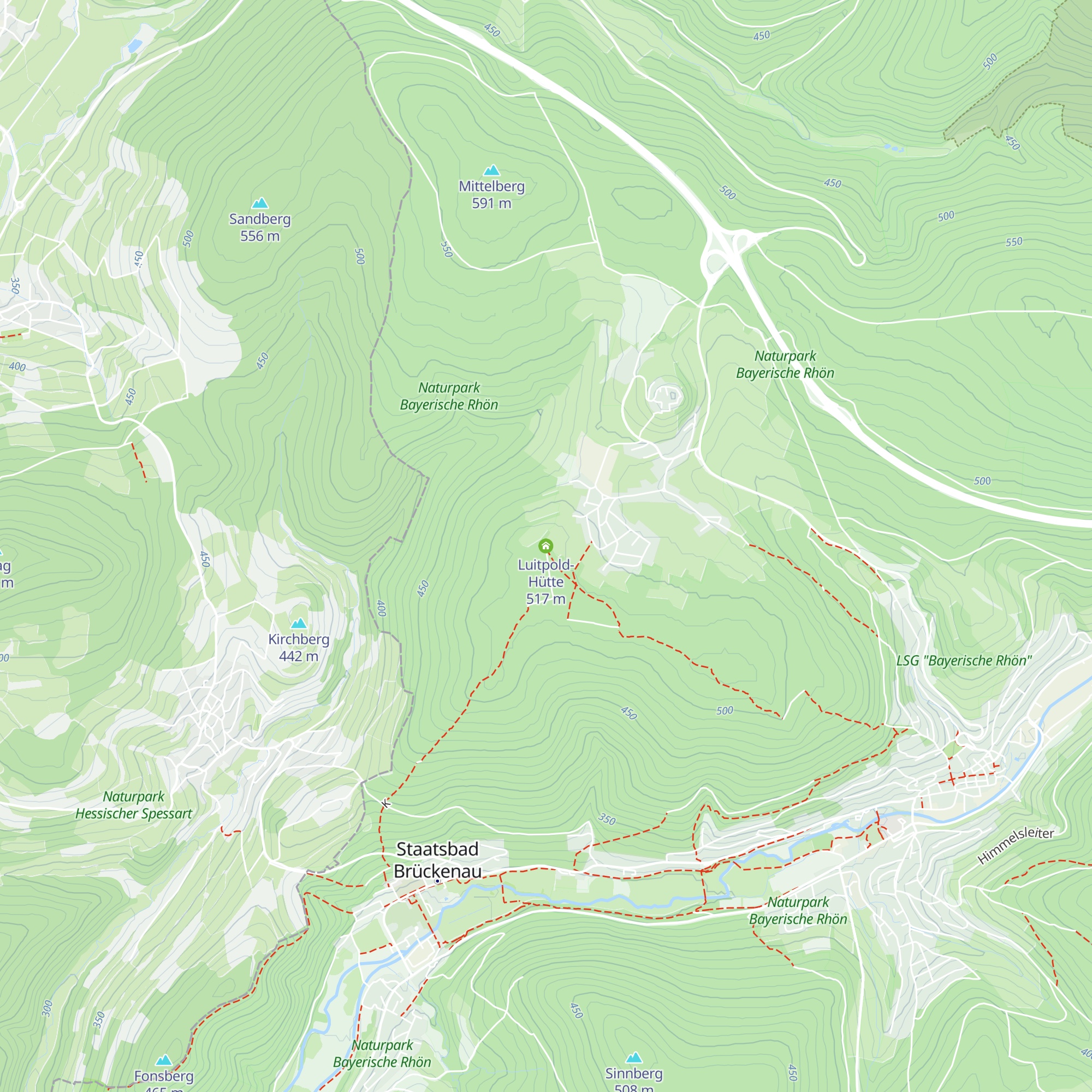 Luitpold-Hütte map