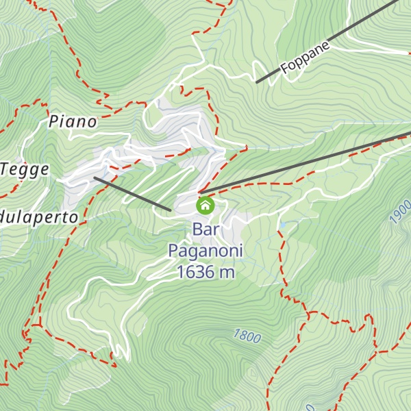 Map of Bar Paganoni