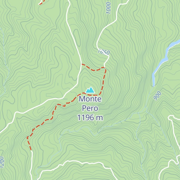 Map of Monte Pero