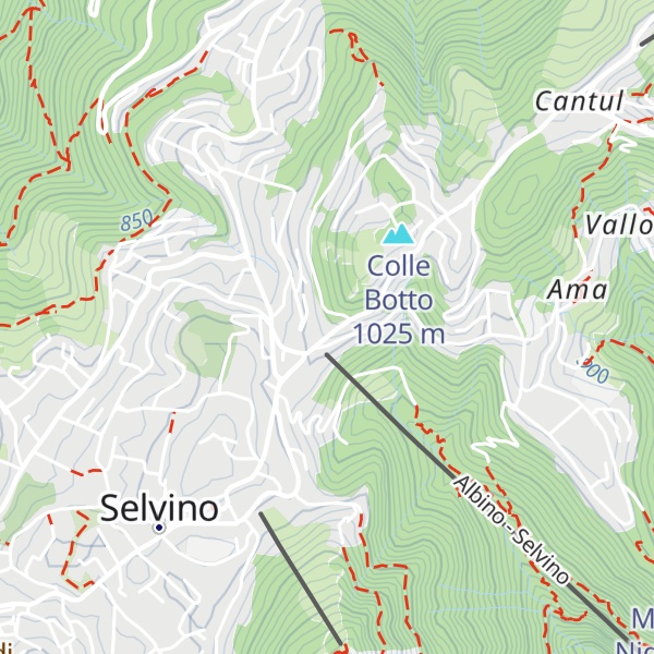 Map of Castello Gambarelli