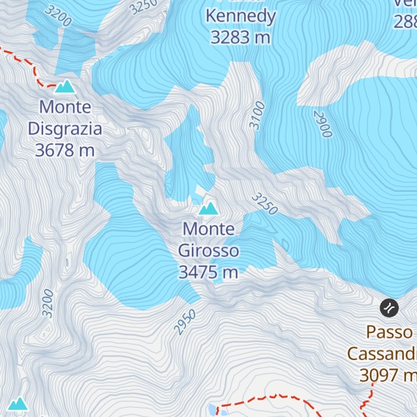 Map of Monte Girosso