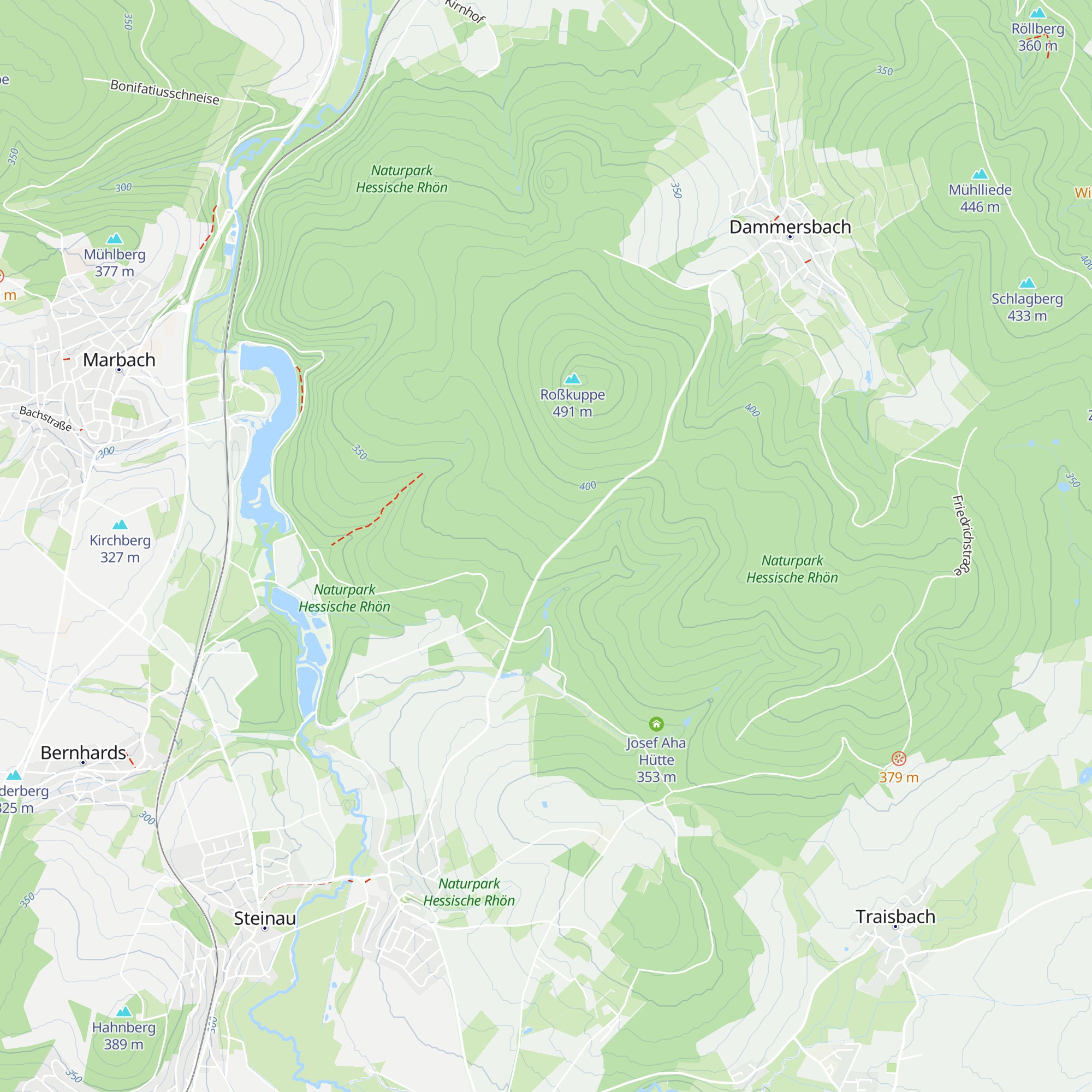 Waldschadenshütte map