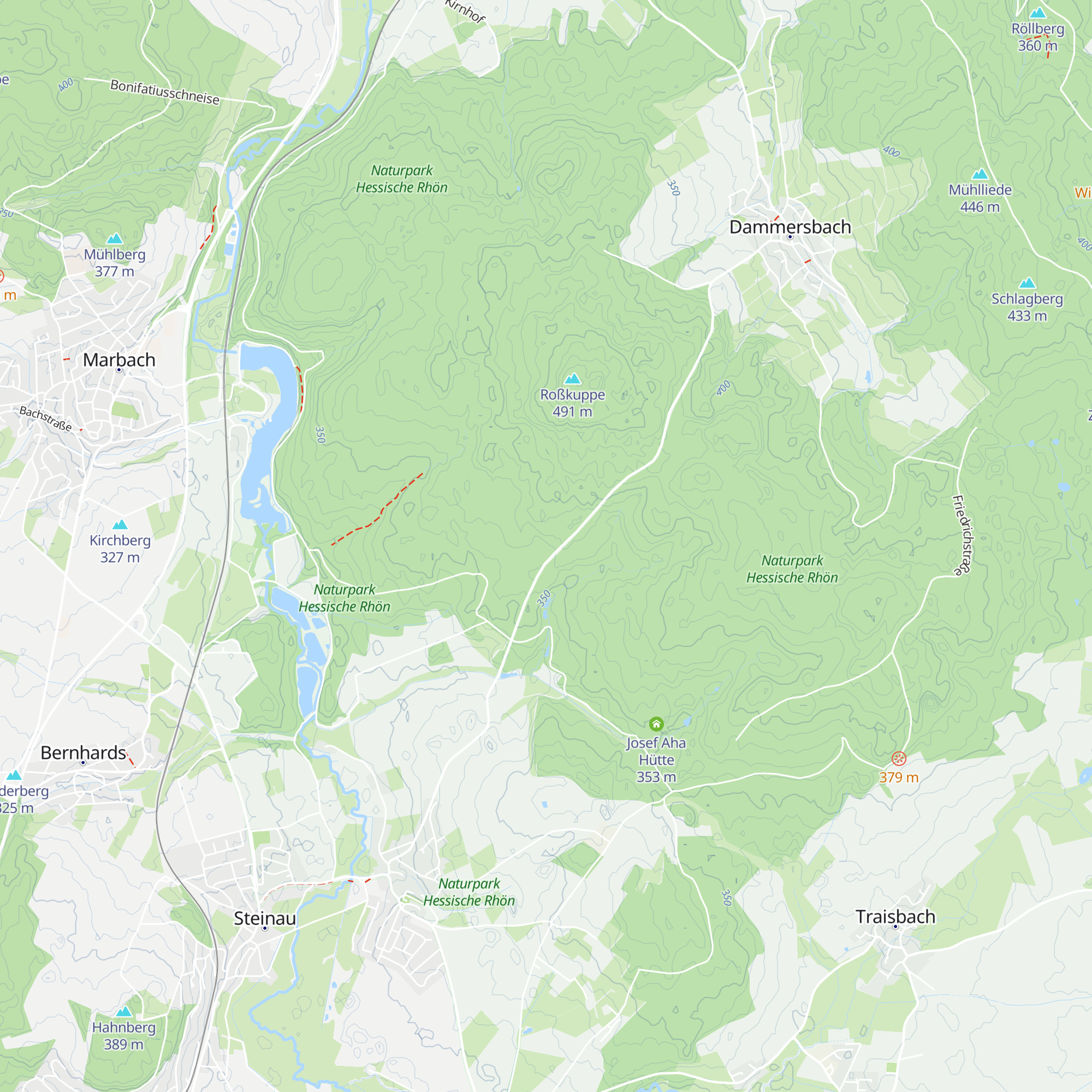 Waldschadenshütte map