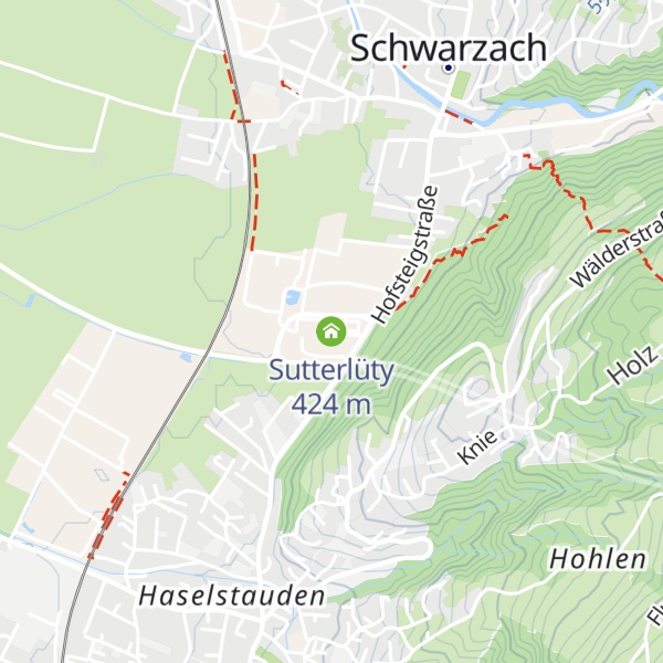 Map of Sutterlüty