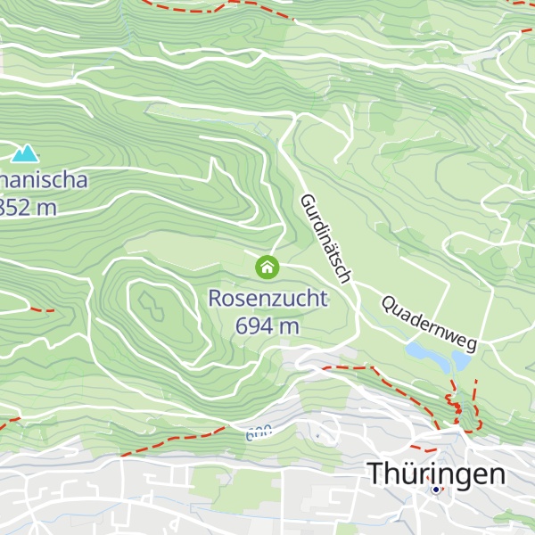 Map of Rosenzucht