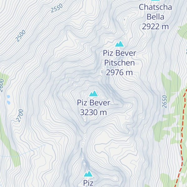 Map of Piz Bever