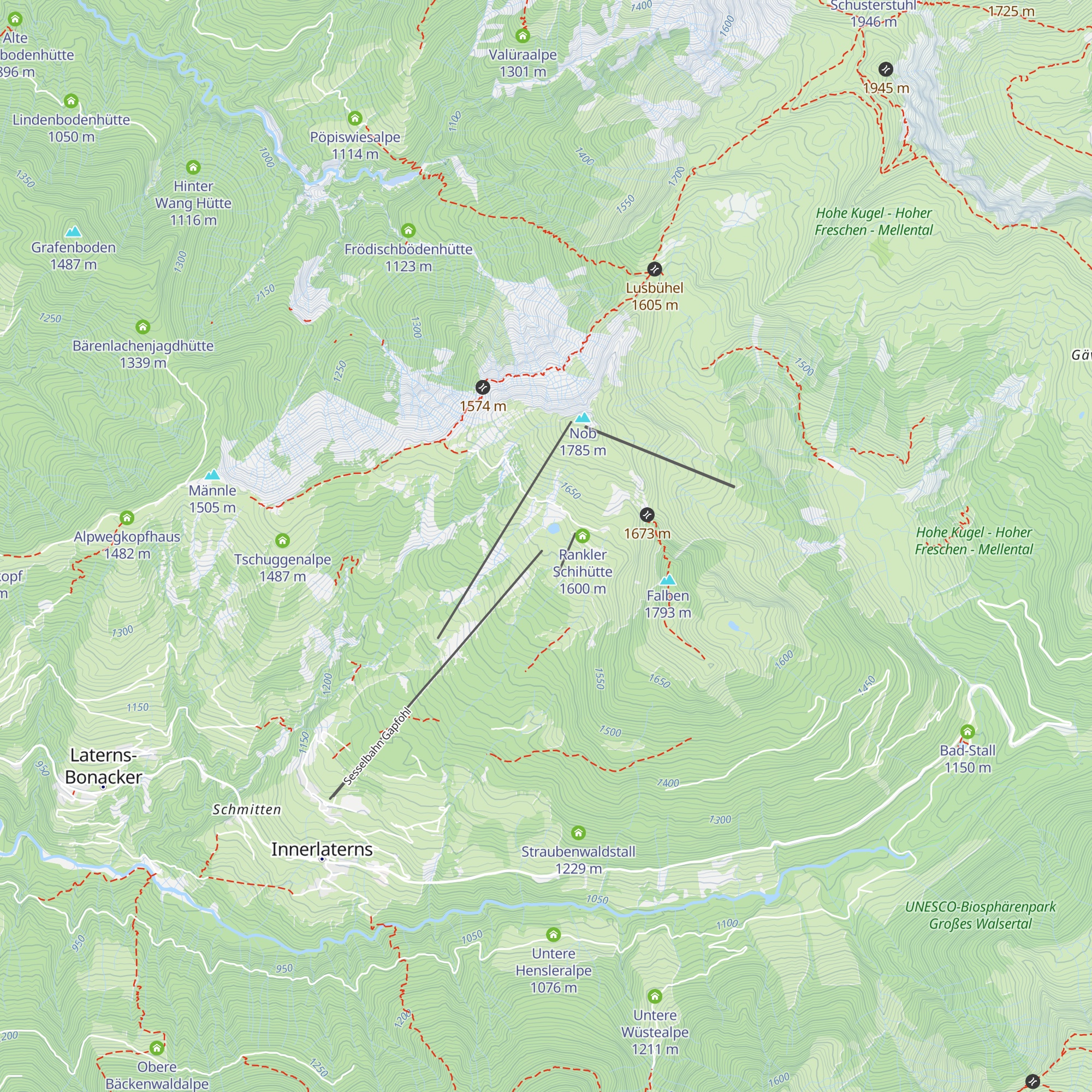 Selbstversorger- Raum map
