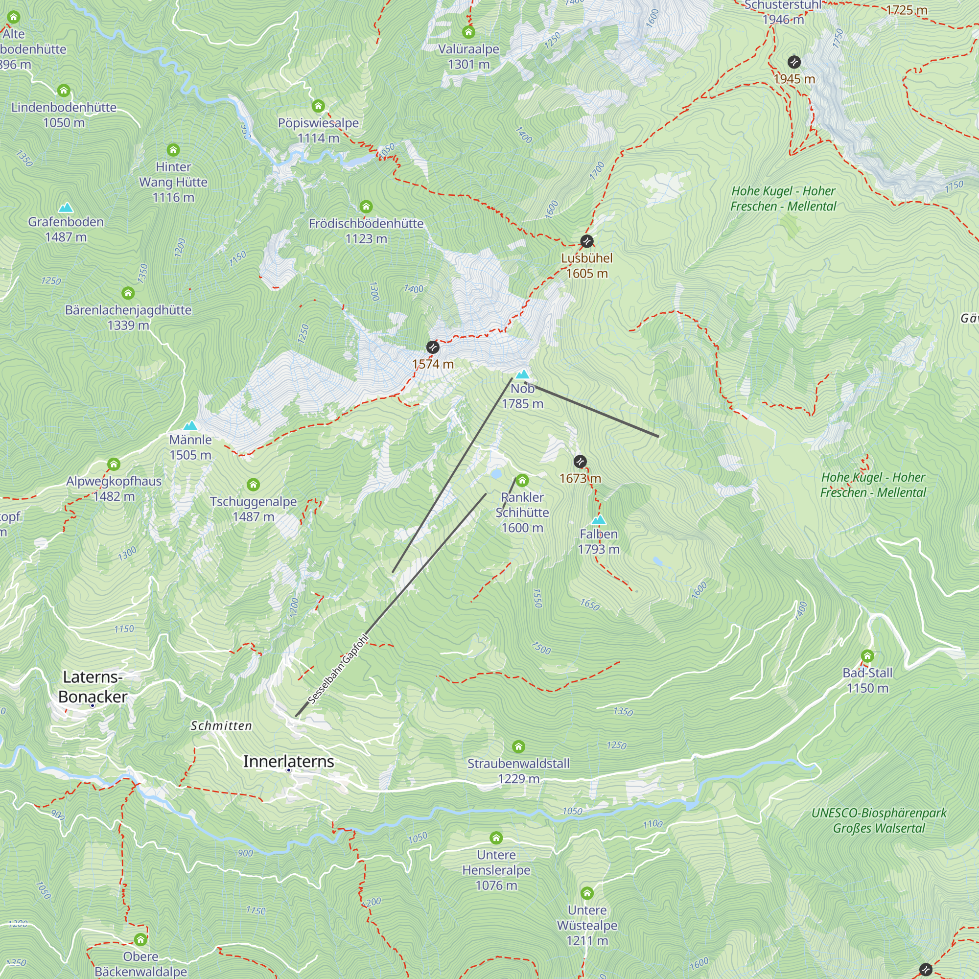 Selbstversorger- Raum map