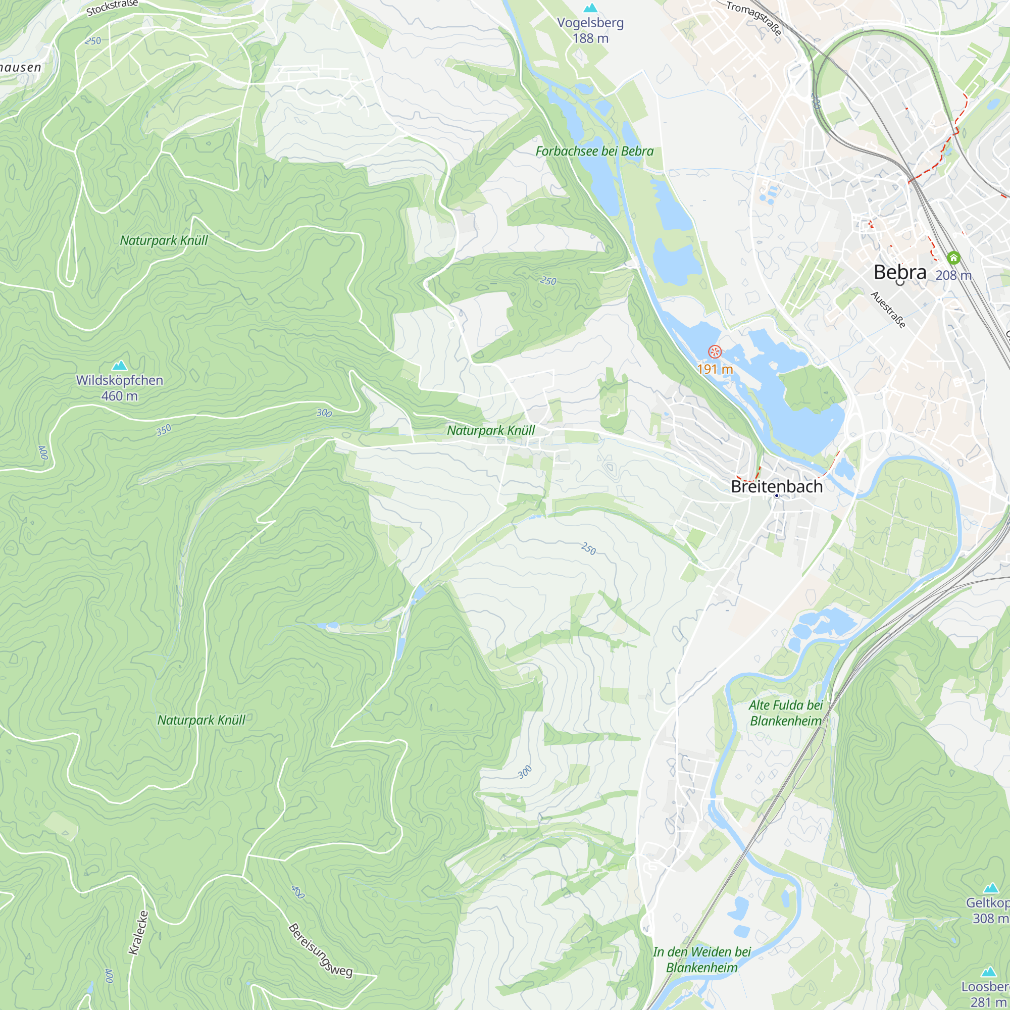 Thonstrauchhütte map
