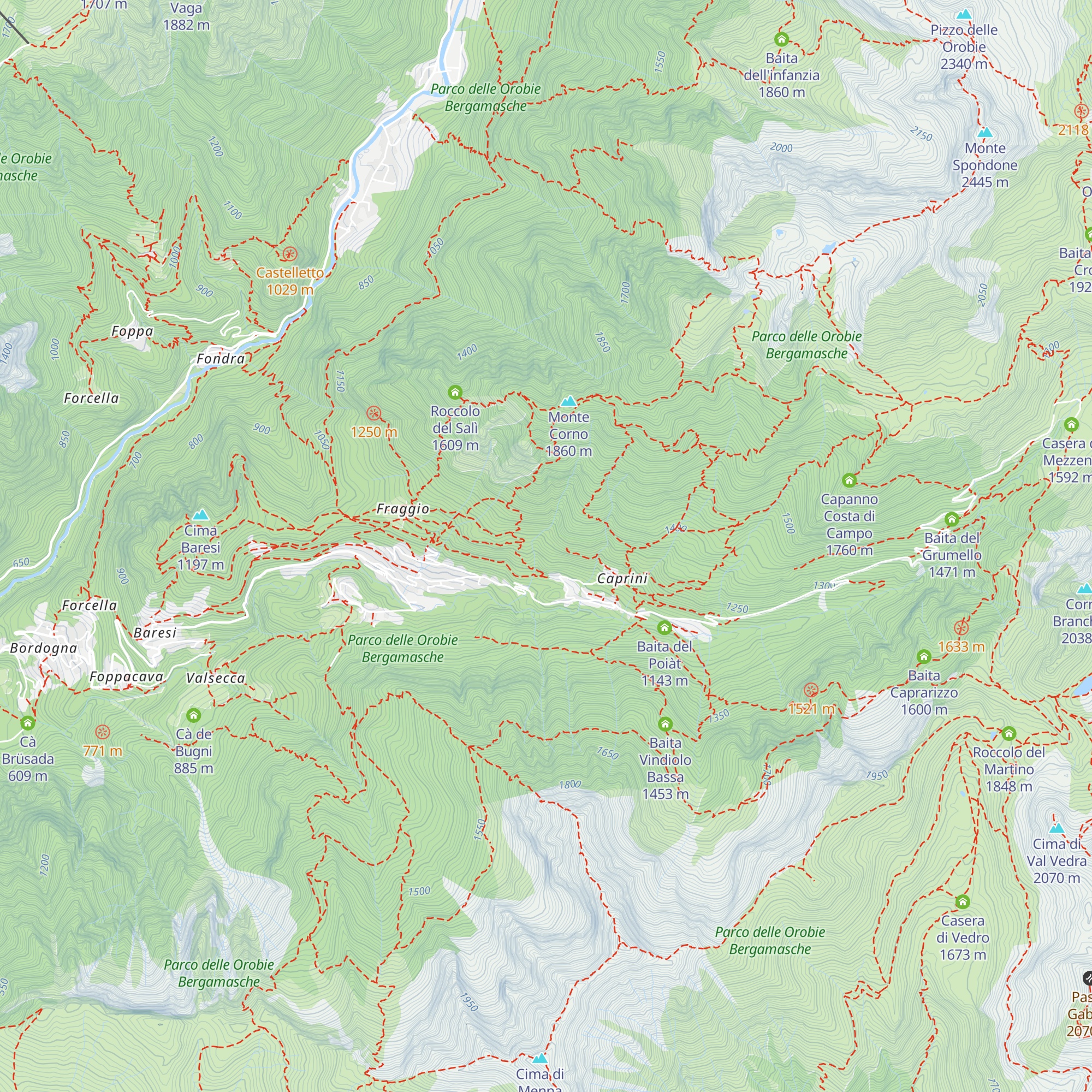 Capriletto map